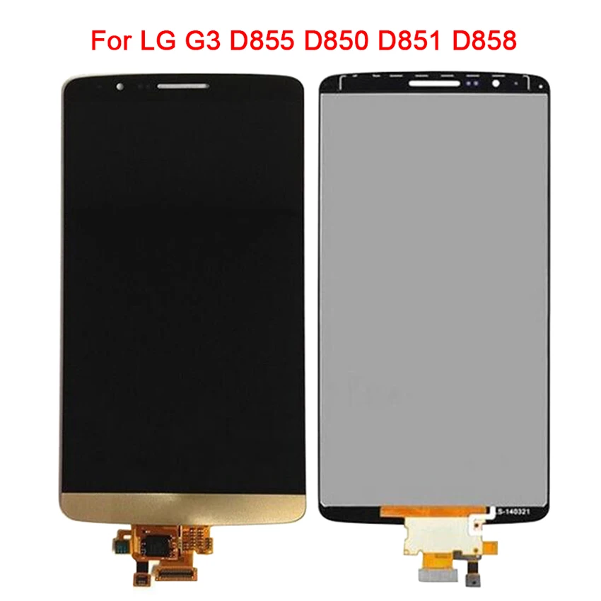 Запасные части для LG G3 D855 D850 D851 D858 ЖК дисплей с/без рамки|Экраны мобильных