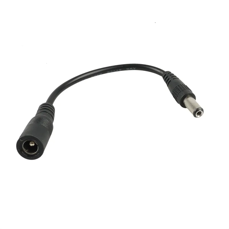 2 4 6 8 10Pcs Guitar Reverse Polarity Converter Lead Cable Black 5.5 x 2.1mm For Electric Effect Pedal Accessories | Спорт и