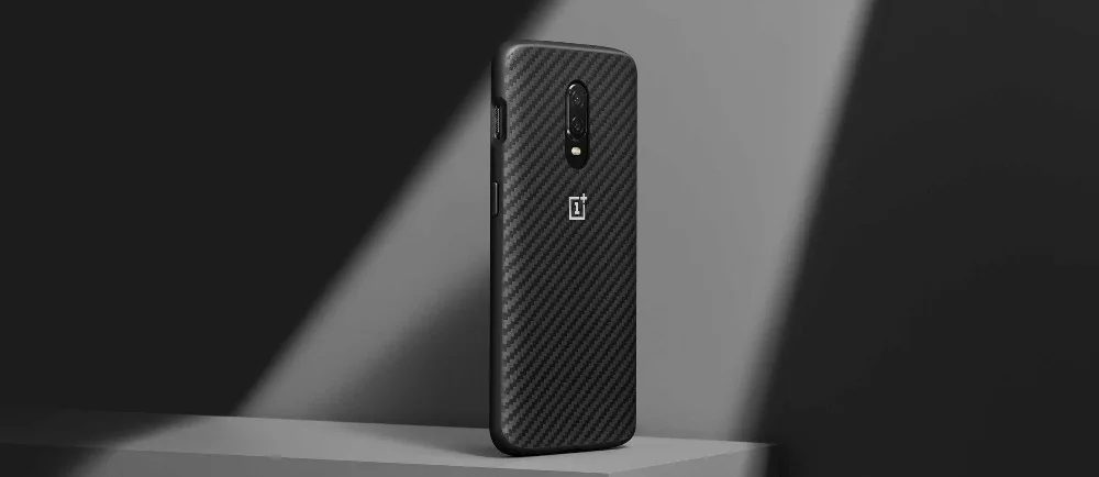 Чехол-бампер для OnePlus 6 T, официальный материал кевлар+ ТПУ, круглый защитный чехол для задней панели Karbon OnePlus6T