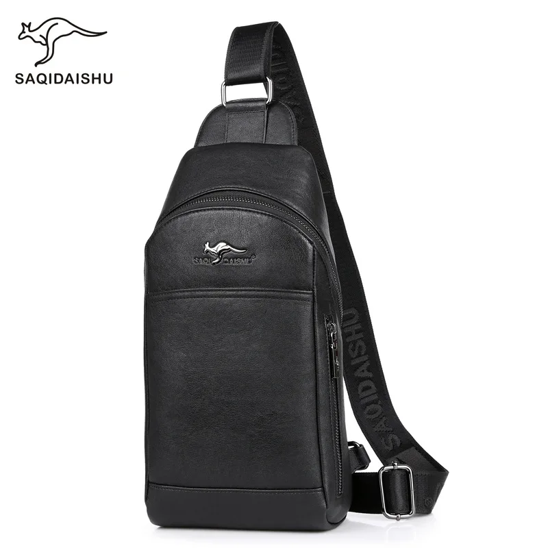 supreme bag umka men's bag over the shoulder USB men's waist bag Water Repellent Travel Messenger Bag pentacle handbag Male pack
