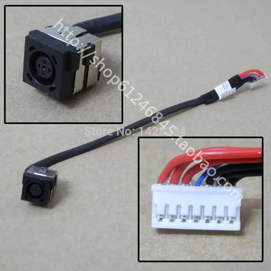 

WZSM Free Shipping New DC Power Jack with Cable for Dell 14V N4050 M4040 V1440 M4010