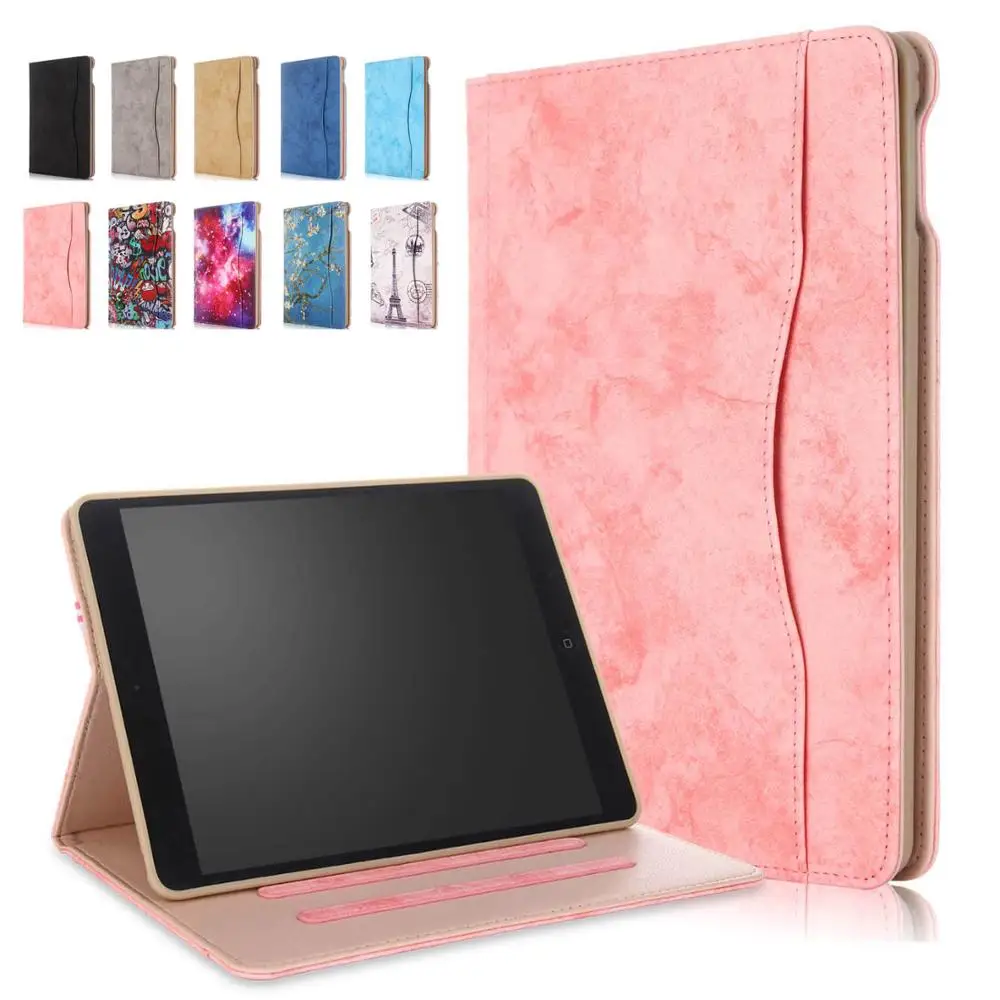 Модный чехол книжка с магнитной подставкой для iPad Air 2 кожаный ручкой из ТПУ умный