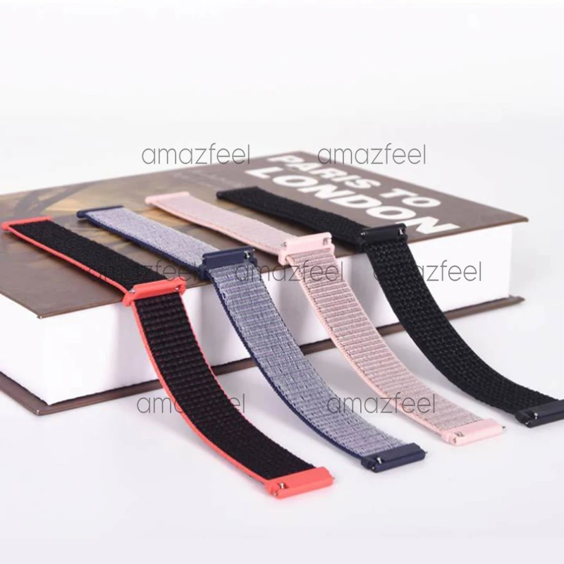 Нейлоновый ремешок для часов Garmin Forerunner 245 Music/Forerunner 645 ремешок/Vivoactive 3 band/vivomove HR сменный Браслет