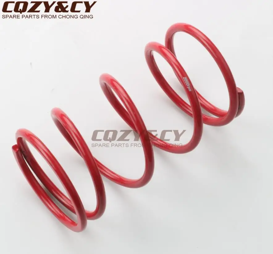 2K torsion spring Гоночный качественный задний шкив комплект и сцепление и звонок сцепления для peugeot Ludix 2 Blaster r-cup Speedfight 2 3 4 50 Splinter Squab SV 50 - Цвет: 2K torsion spring