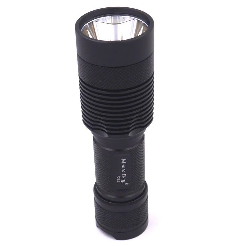 Manta Ray C8.2 тактический охотничий фонарь поисковый 5 режимов Cree XHP50.2 светодиодный