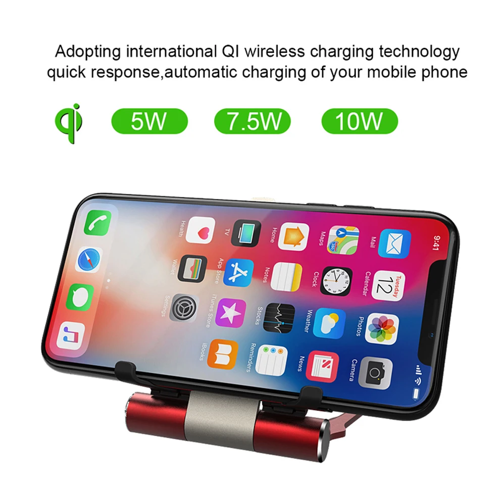 Беспроводное зарядное устройство Magic array 10 Вт подставка для быстрой зарядки Iphone X 8