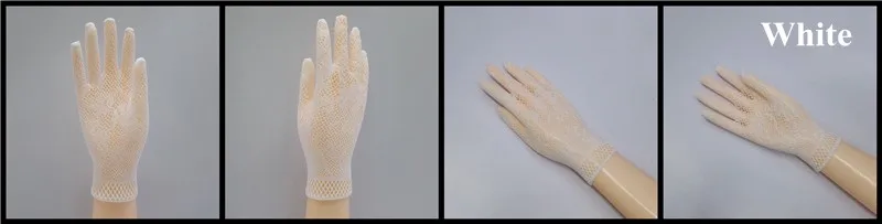 Сексуальные прозрачные кружевные эластичные перчатки, перчатки для невесты, сетчатые перчатки для литургии, сексуальные кружевные перчатки 610