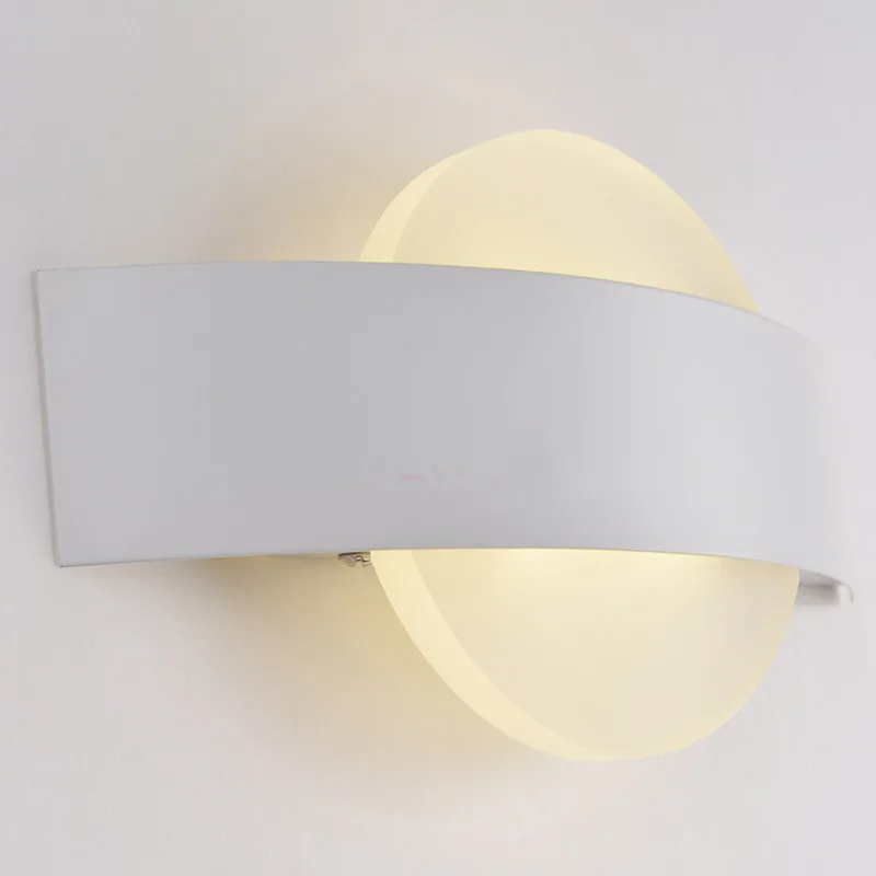 Современные Настенные светильники для спальни абажур аппликация на стену бра