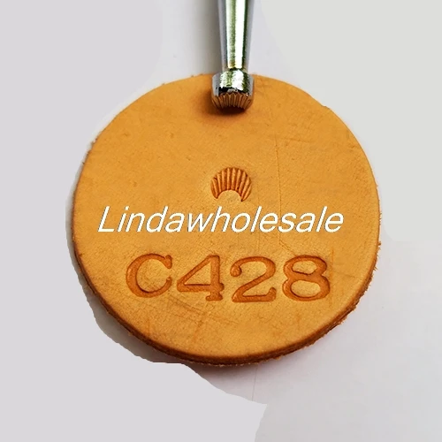 Японский печать симвоов инструменты C428/425/709/431/432, кожа, инструменты, клеймо