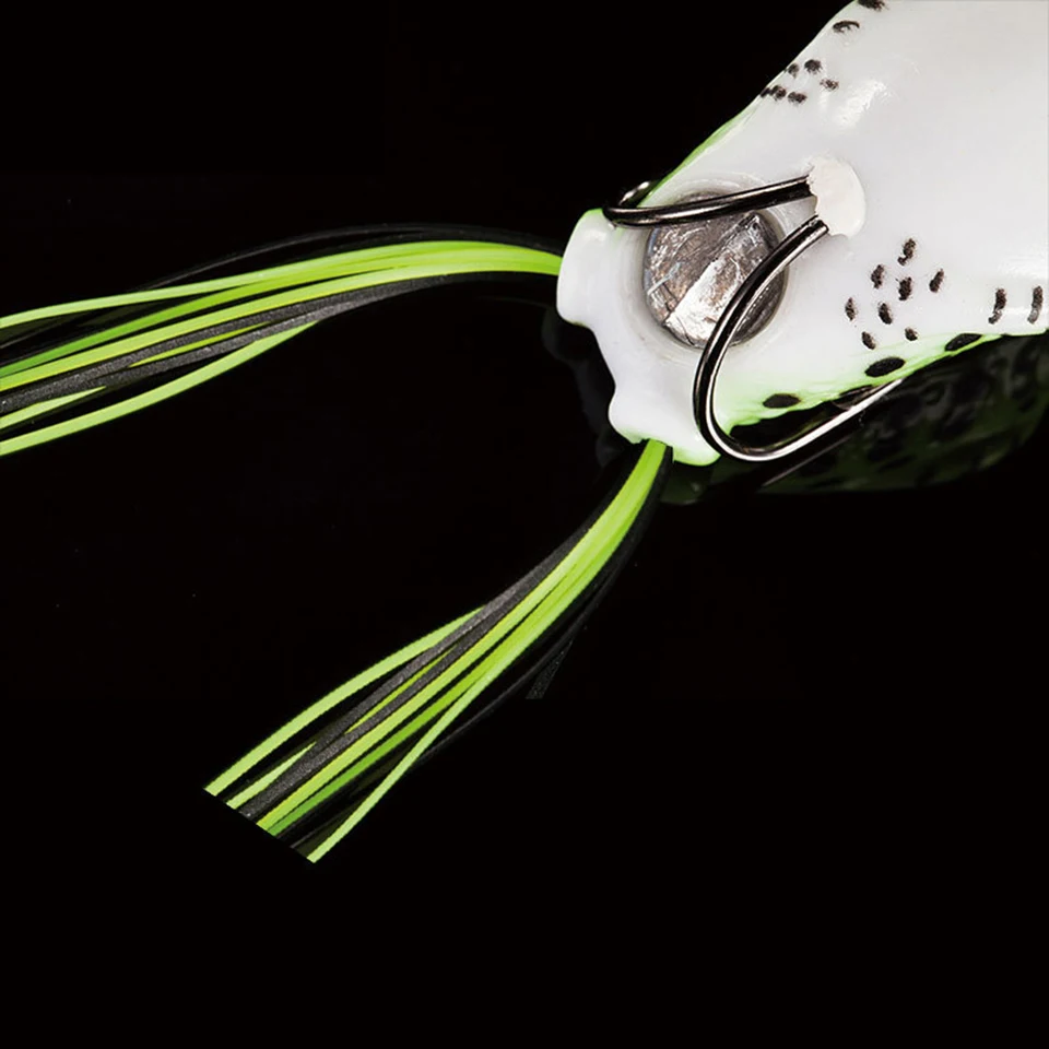 1 шт 5 см на палочке 10 гр приманка лягушка рыболовная тройные Крючки Топ воды Ray - Фото №1