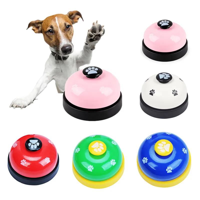 Pet Кинологический ужин колокол собака кошка интерактивные игрушки звонок Training