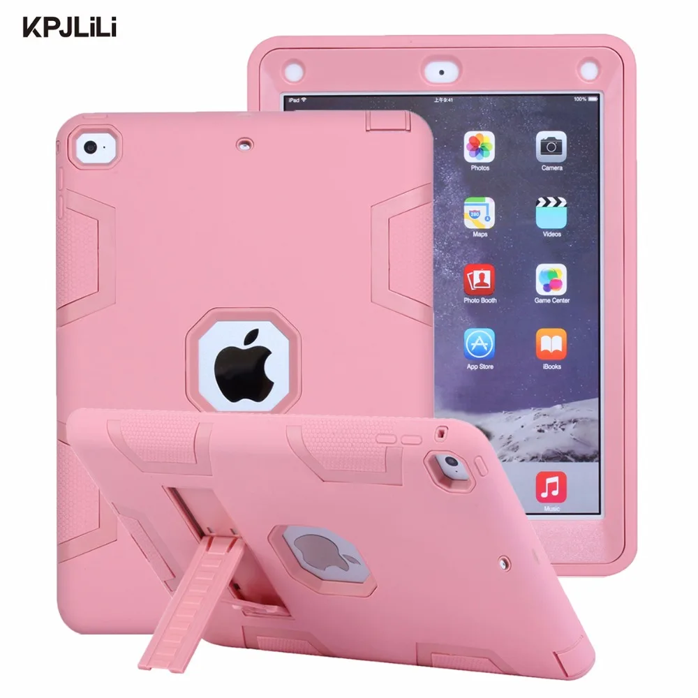 Ударопрочный чехол для Apple iPad 9,7 дюймов новая подставка для детей силиконовый Жесткий Полный корпус защитный чехол для iPad