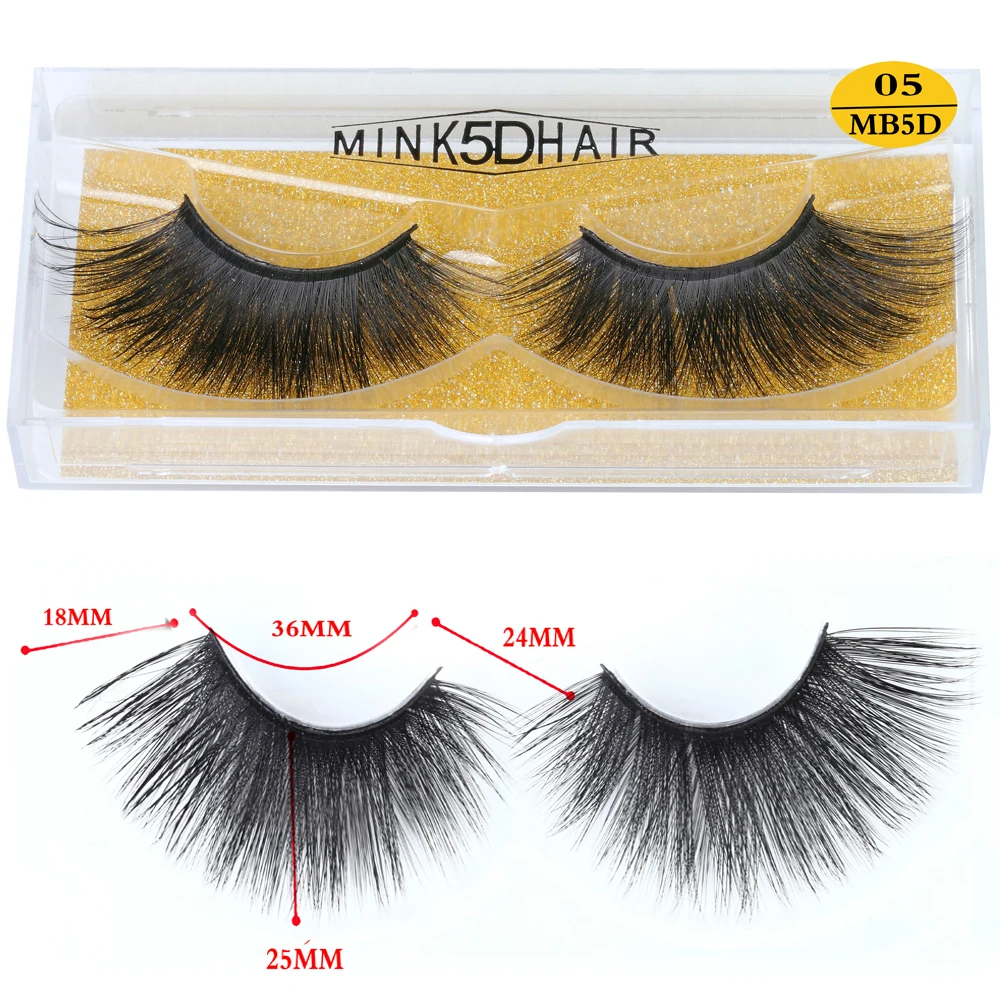 MB 25 мм Lashes 5D норковые ресницы удлиненной длины 3D накладные ресницы большие драматические объемные 25 мм ресницы накладные ресницы - Цвет: MB5D-05