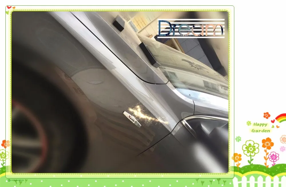 Автомобильные декоративные металлические наклейки на боковое крыло для toyota corolla