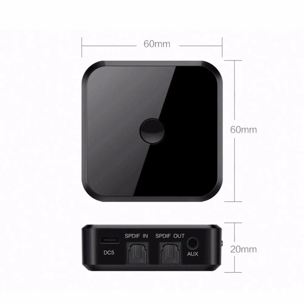 Портативный Bluetooth 5 0 Aptx низкая задержка Aux 3 мм SPDIF оптический домашний аудио