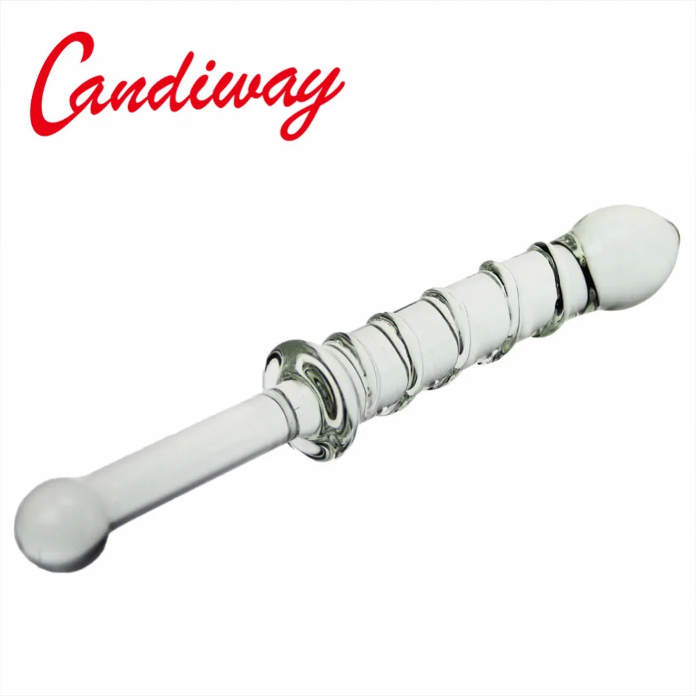 Ночная жизнь стеклянная Анальная пробка шарик планка искусственные Кристальные