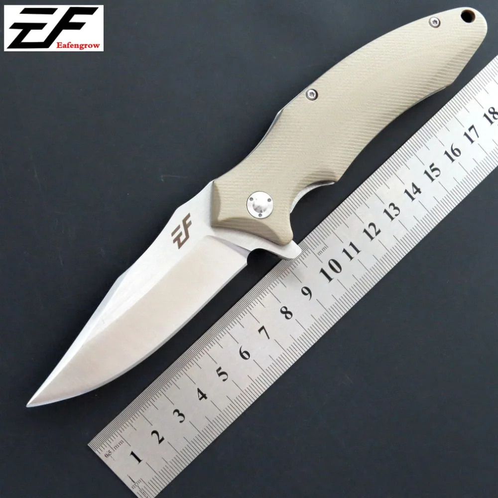 Новейший Eafengrow EF339 складной нож D2 стальное лезвие G10 Ручка шарикоподшипник для