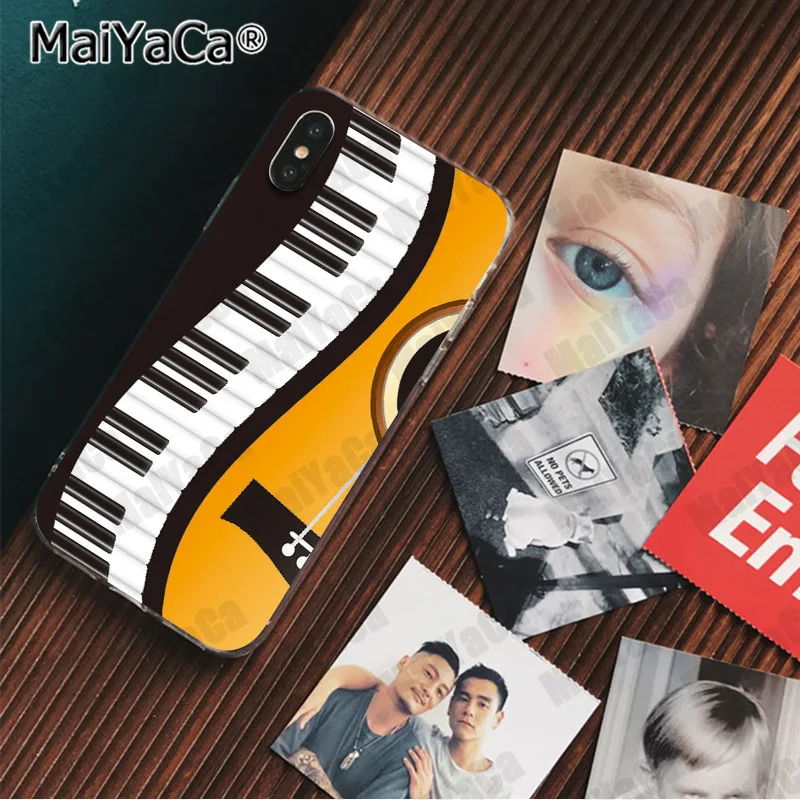 MaiYaCa музыка пианино клавиатура клиент высокое качество чехол для телефона для Apple iphone 11 pro 8 7 66S Plus X XS MAX 5S SE XR крышка