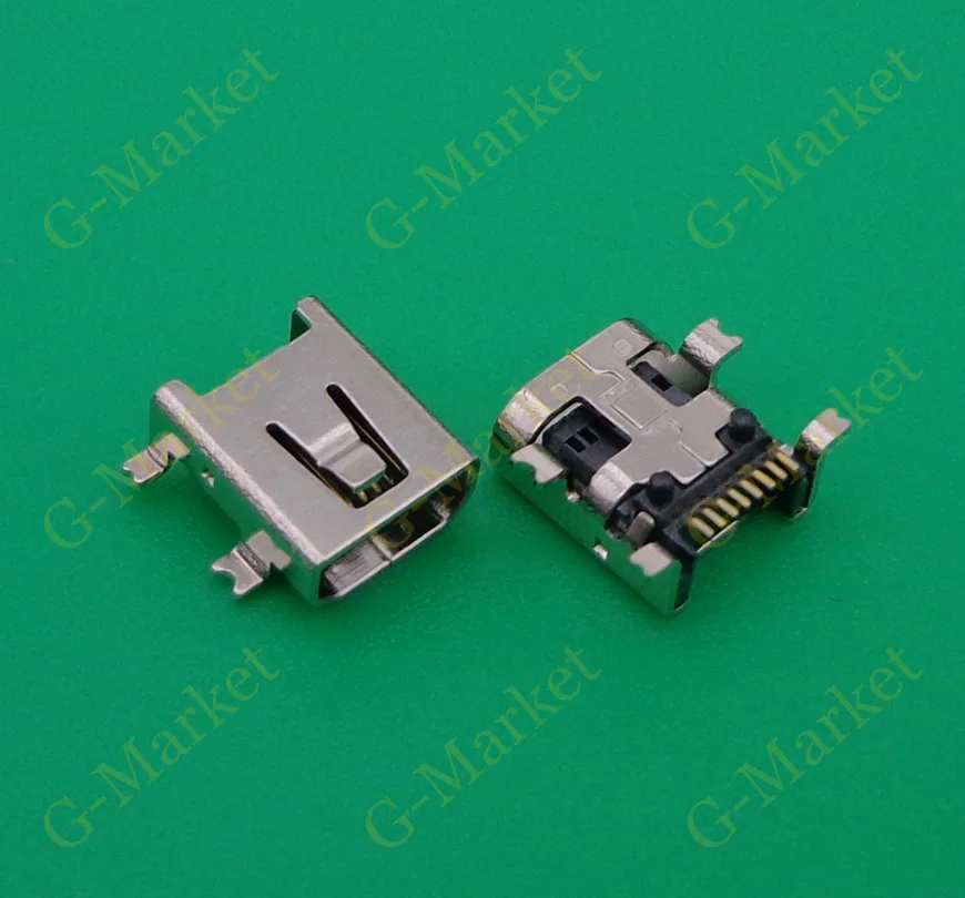 Для разъема mini 8P USB jack для MP3 MP4 GPS и т. Д. 4 фута SMT 20X|connector smt|connector 2connector usb |