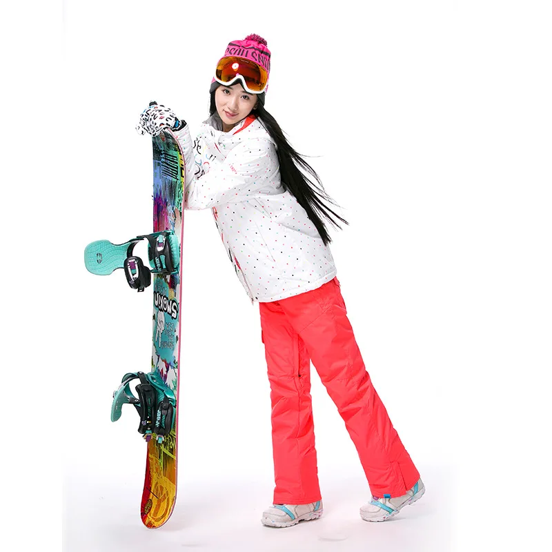 Высокое Качество женщин Лыжах Топы Одноплатный Двойной Доска Windprood