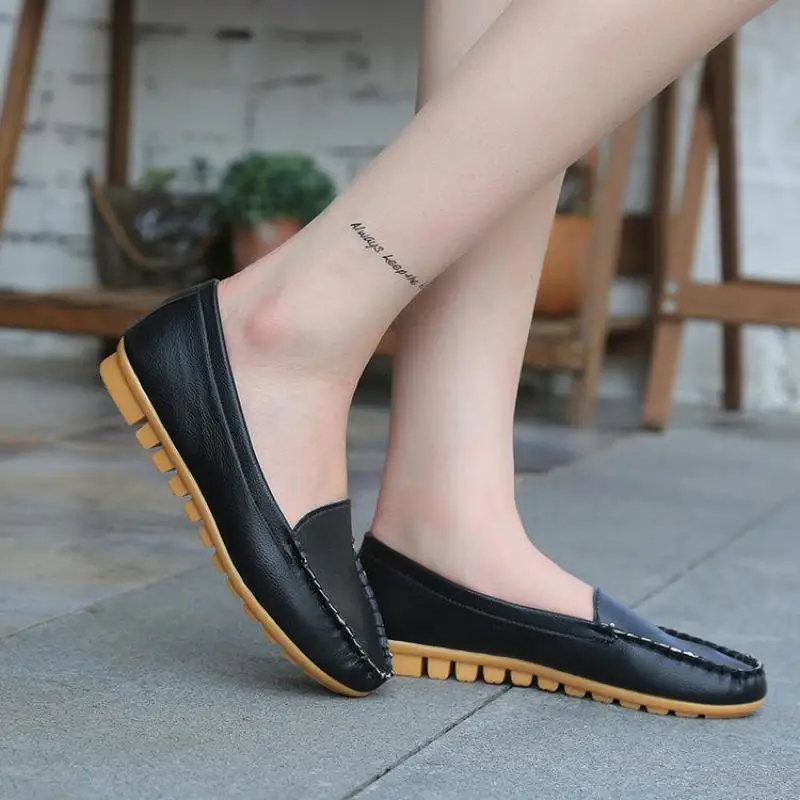 Обувь в горошек Новинка 2017 года Осенняя обувь для отдыха мам удобная женская на