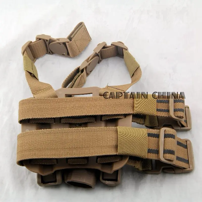 Тактическая кобура Glock для левой и правой руки, черный, коричневый, зеленый, левая ножка, кобура для бедер, пистолет W/подсумок для Glock 17, 19, 22, 23, 31
