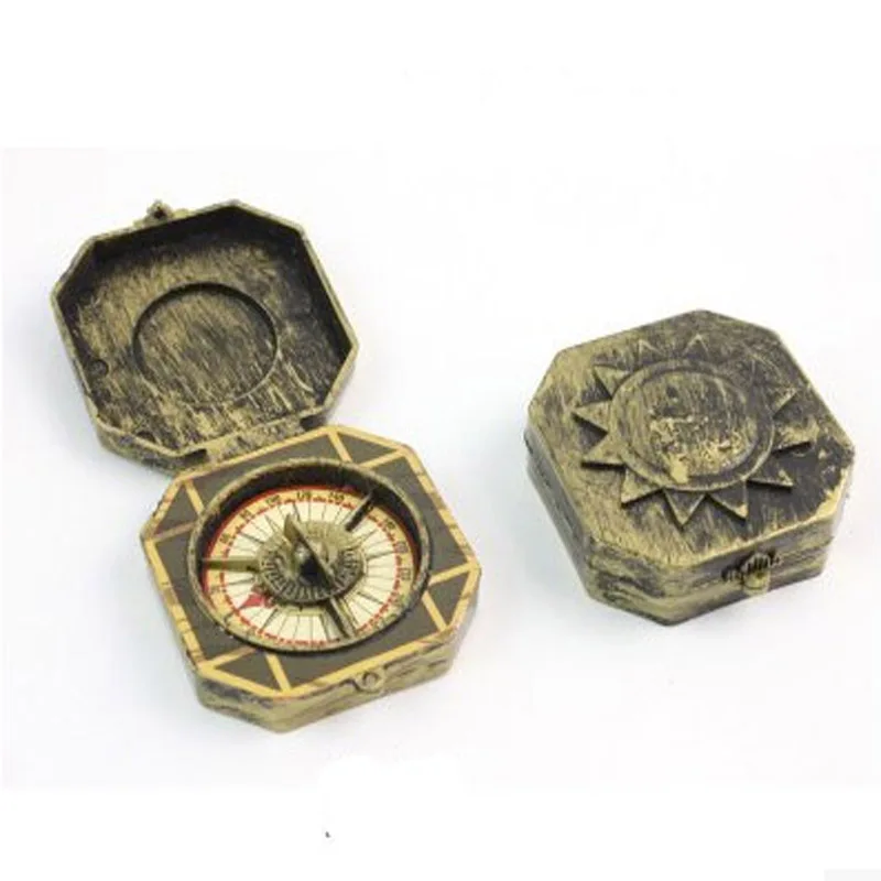 

free shipping 20pcs/lot hot sale Mini Pirate compass toys fashion Children's birthday party toys