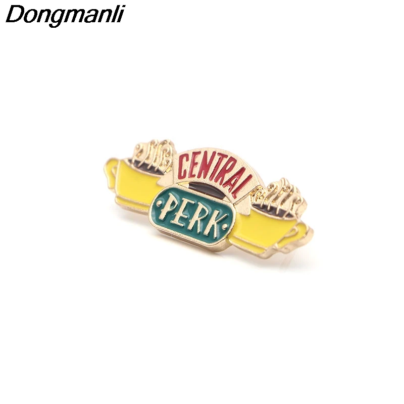 P2848 Dongmanli Friends TV Show ювелирные изделия металлические эмалированные булавки и броши