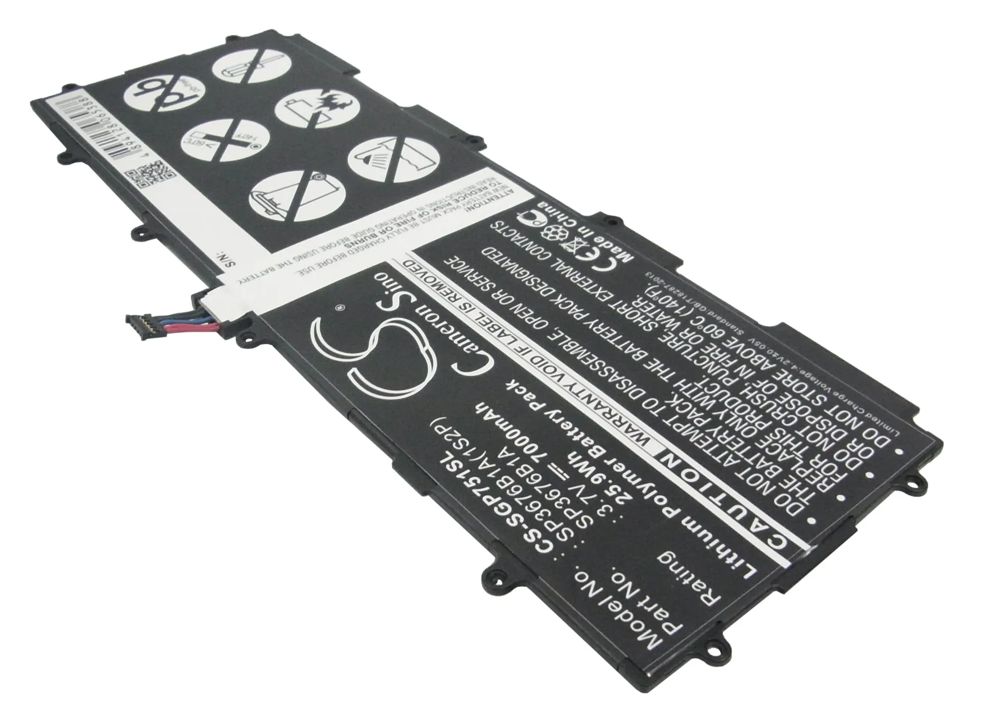 Аккумулятор Cameron Sino для Samsung GT-N8013 GT-P5100 GT-P5110 GT-P5113 GT-P7510 | Электроника