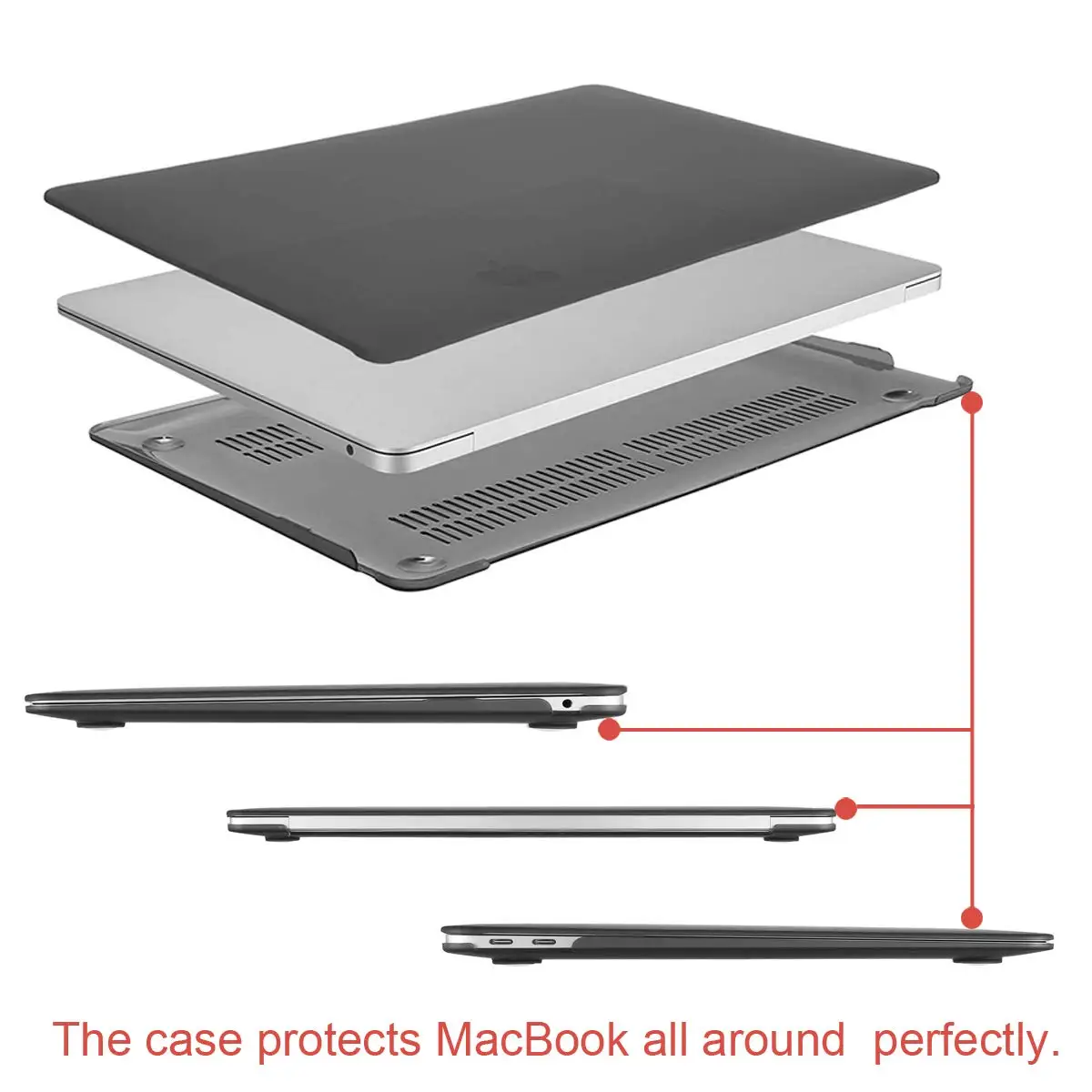 Новый матовый/хрустальный Жесткий чехол только для Apple MacBook Air 13 модель A1932 Retina с