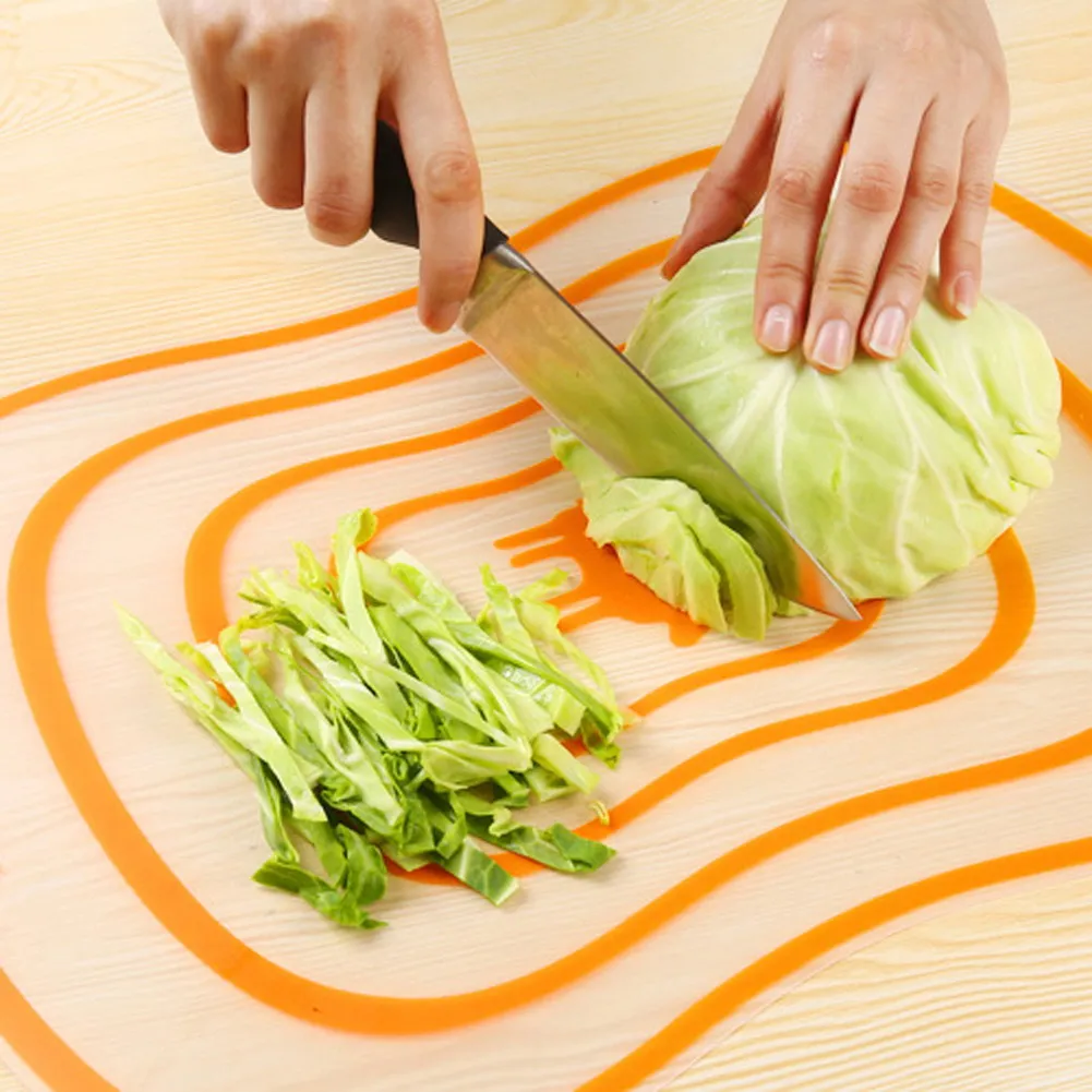 4 шт./партия разделочный блок для кухни, разделочная доска, Нескользящие матовые антибактериальные пластмассовые гаджеты для кухни, инструмент для фруктов, овощей, мяса