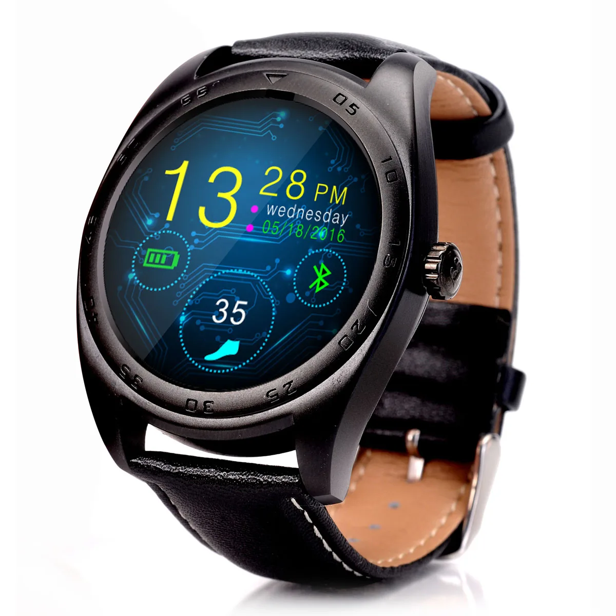 K89 Смарт-часы MTK2502 Bluetooth Gesture Smartwatch монитор сердечного ритма напоминание о звонках Браслет для apple Android IOS