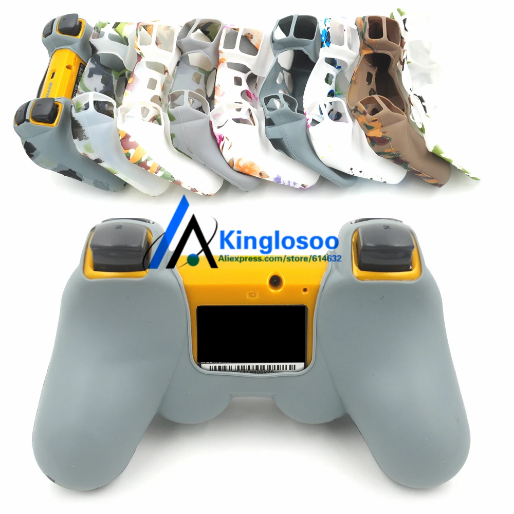 Камуфляжный мягкий силиконовый гелевый защитный чехол для игрового контроллера