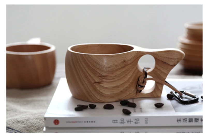 2016 оригинальная экспортируется в Финляндии дерево кружка деревянная Кофе чашка