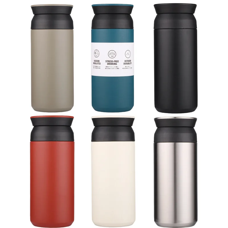 Thermos Water Bottle 350ml High Quality Stainless Steel Vacuum Flask Thermal Cup Coffee Travel Mug Thermoses | Дом и сад