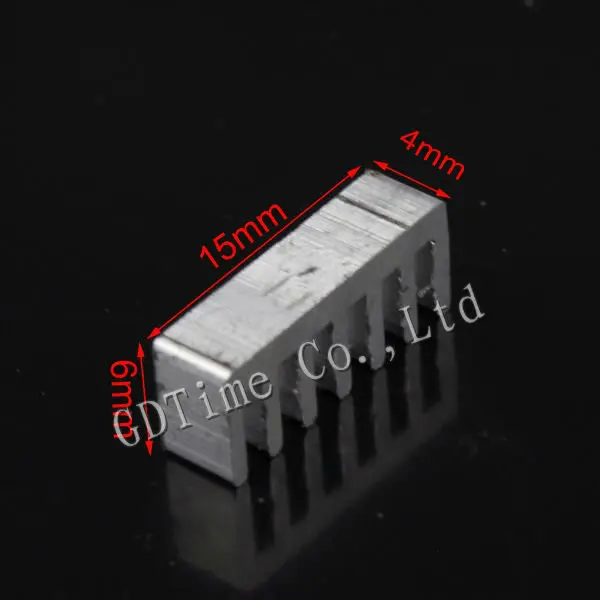 5000 шт. в партии алюминий 15X4X6MM IC LED Охлаждающий радиатор вентилятора теплоотвод