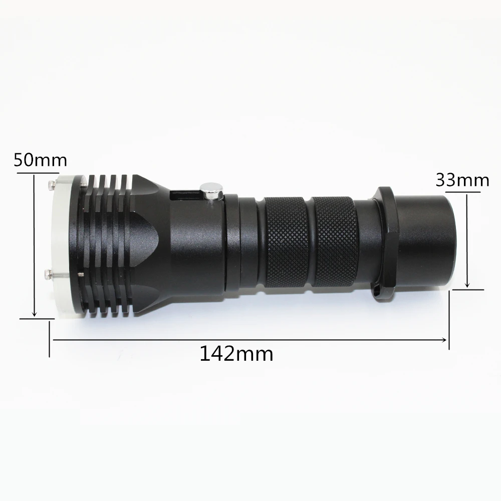 Фонарь для подводного плавания 2000 люмен светодиодный фонарик дайвинга