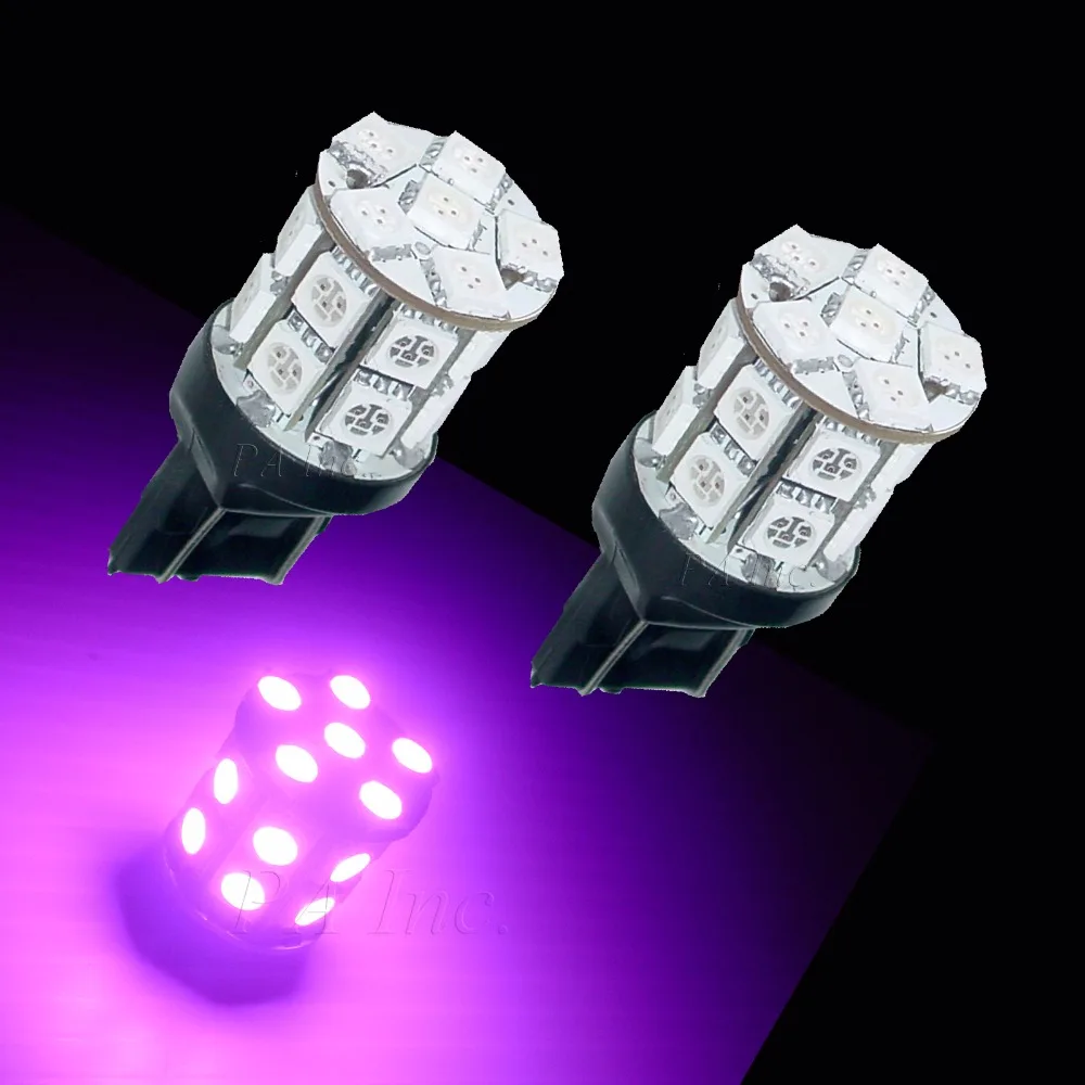 PA LED 2 шт. x T20 7443 20SMD 5050 Автомобильные светодиодные лампы для хвостового тормоза