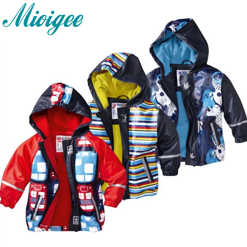 Куртка с капюшоном для мальчиков теплая зимняя флисовая куртка рисунком 2020|children