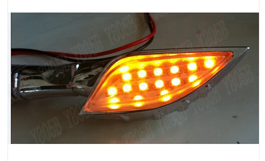 Универсальный светодиодный поворотник с черепом для Yamaha VStar 400 650 1100 1300 Virago Xv 250 535