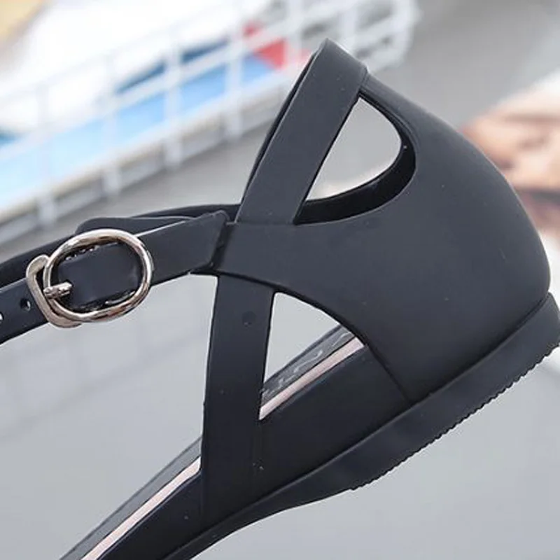 SAILING LU/летние прозрачные сандалии женская пляжная обувь на низком каблуке с