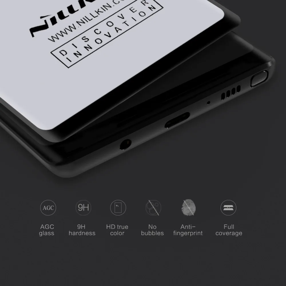 Nillkin для samsung galaxy note 9 Защита экрана полностью покрытая 3D CP + Max 9H 0 33 мм тонкая