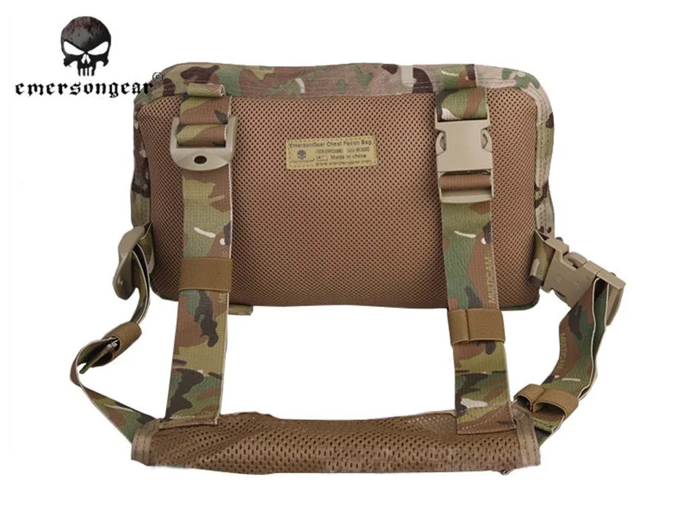 EmersonGear нагрудная сумка Recon Airsoft Боевая тактическая Сумка Molle EM9285|multicam black|multicam