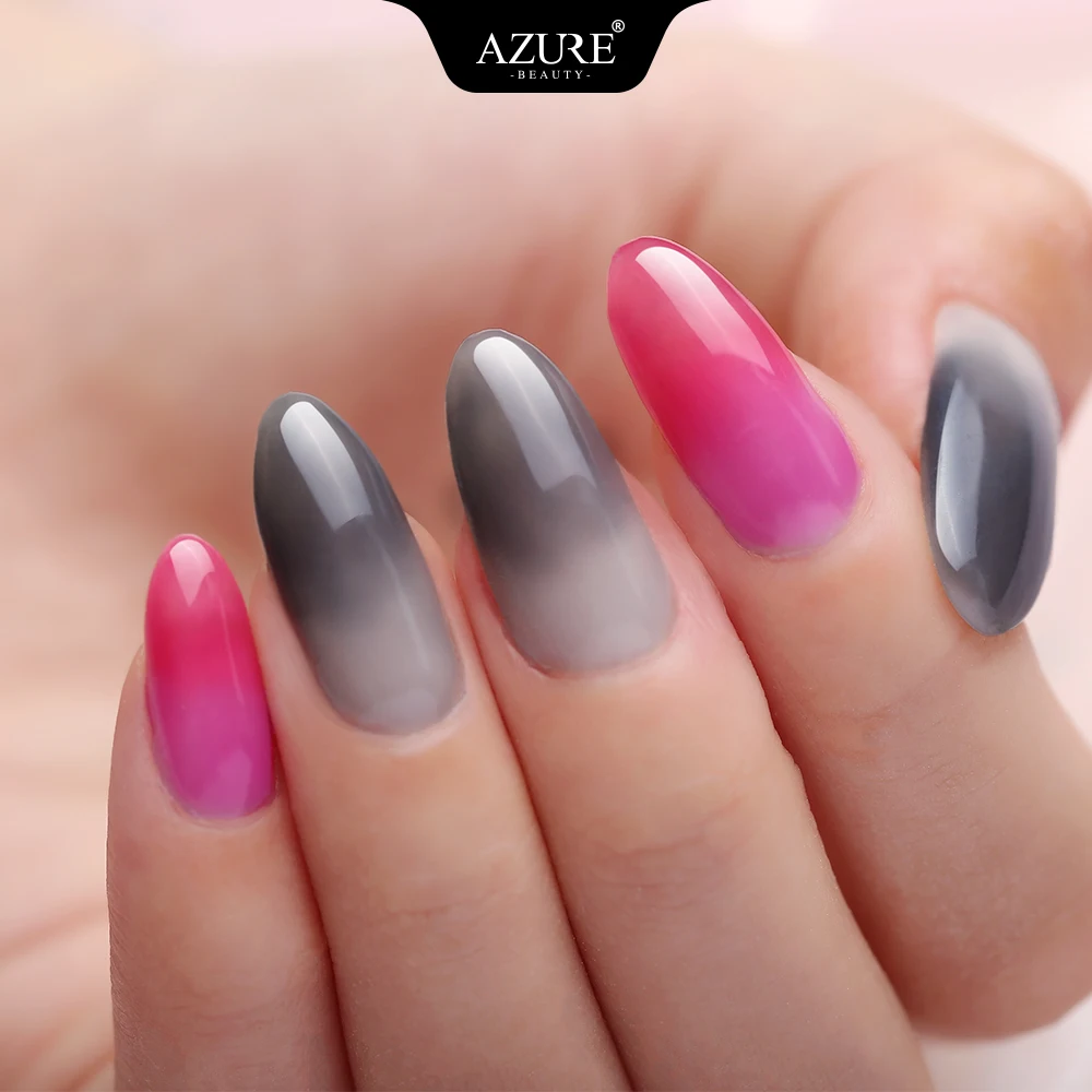 Azure Beauty 5 шт./лот Хамелеон термо УФ Гель лак Полупостоянный меняющий цвет