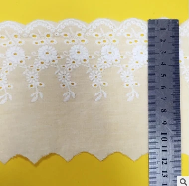 Бесплатная доставка 3 ярдов изысканное кружево DIY аксессуары хлопок для одежды с