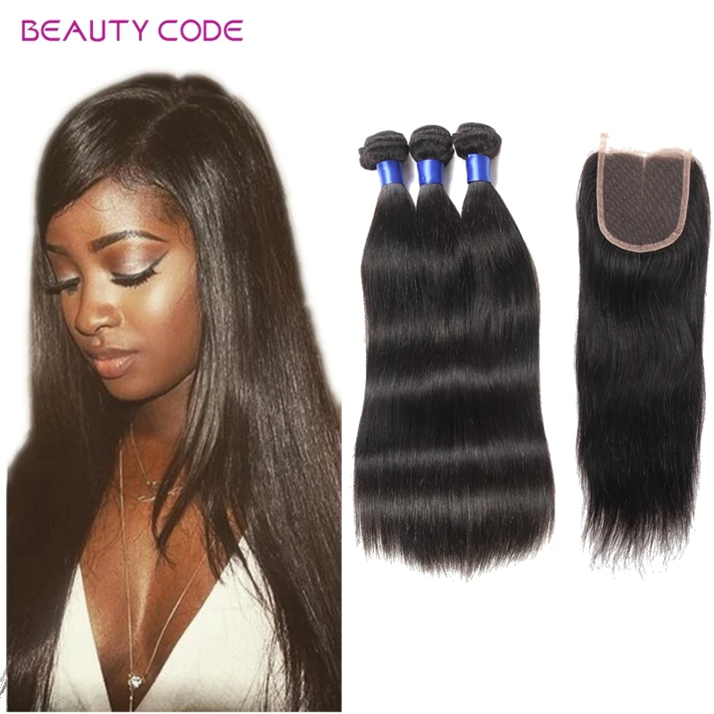 7А класс 100% Необработанные Бразильского Виргинские Человеческих Волос 3 Связки с