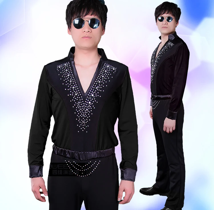 

Hot Sale Latin Dance Competition Costumes Kids Boys Latin Ballroom Dance Dress Suit Performance Clothing