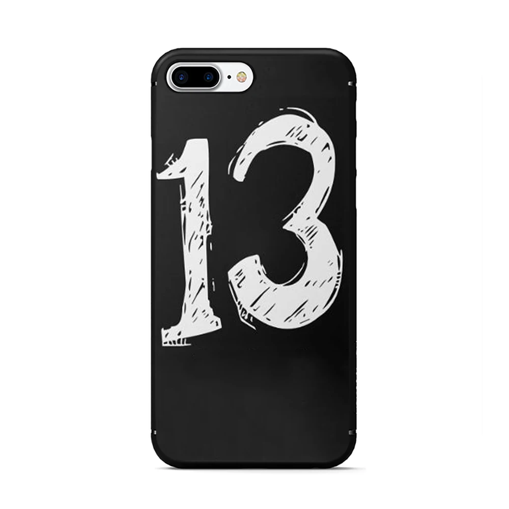 B8 Черная надпись и цифра Coque Shell Мягкий силиконовый чехол для телефона iphone 5 5s 6 6s 7 8 plus X XR XS MAX 11 pro Max - Цвет: B8