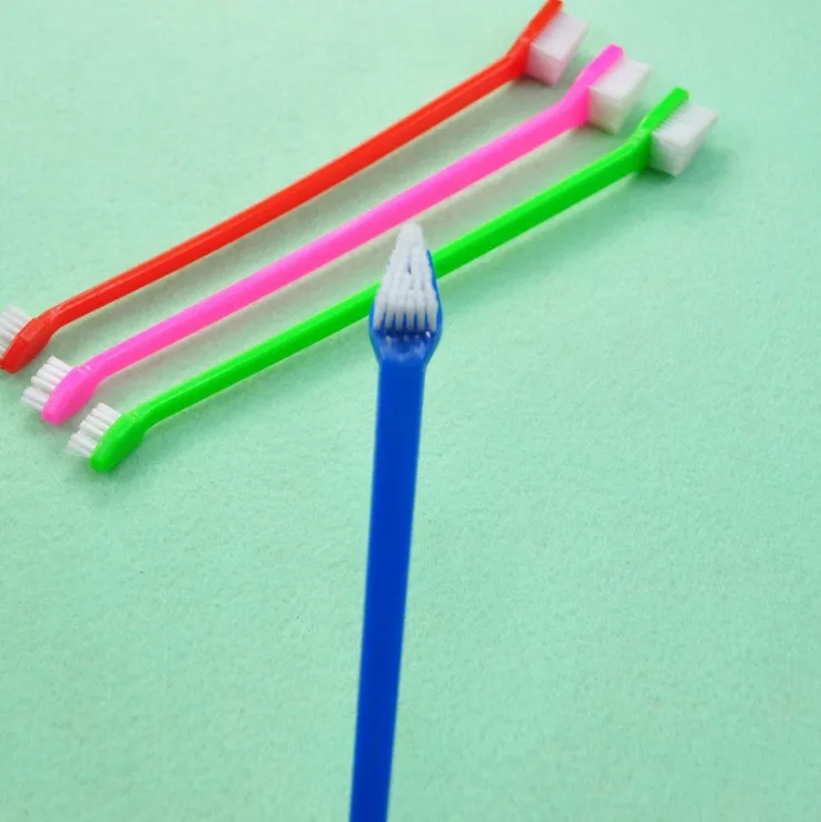 Pet dog toothbrush toothpaste set brushing teeth except bad breath edible Teddy cat tooth cleaning supplies | Дом и сад