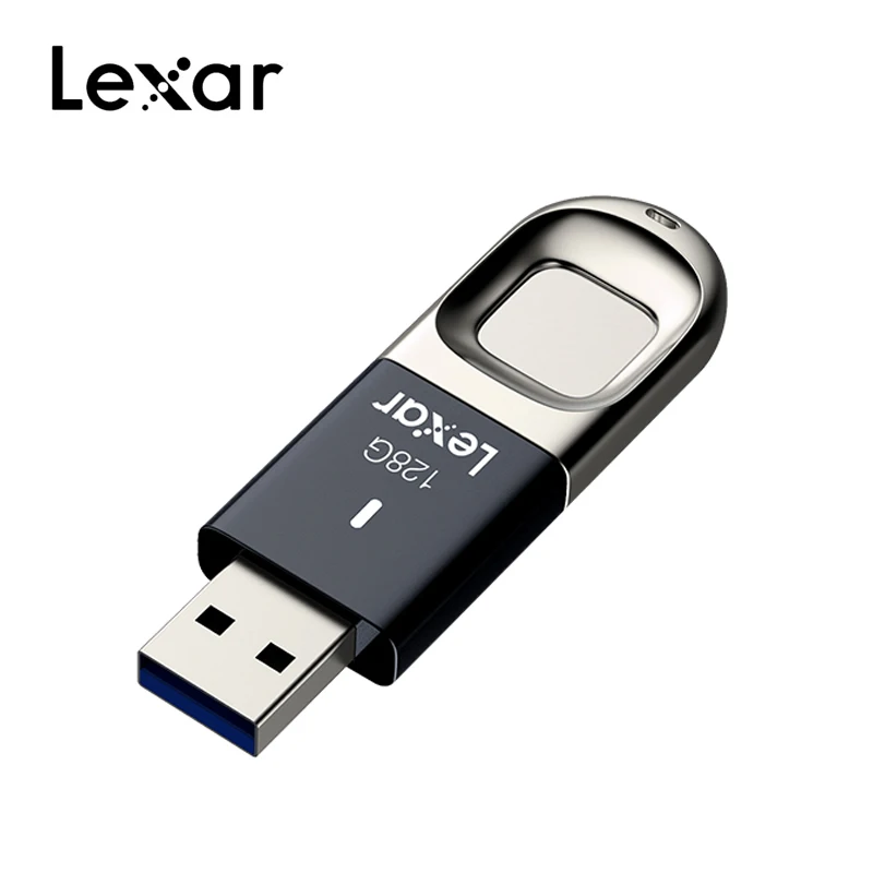 Lexar F35 usb 3 0 флеш накопитель с отпечатком пальцев 32 Гб 64 128 ГБ светодиодная карта